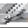 Mexen Nike freestanding bathtub 175 x 100 cm, white, brushed nickel waste - 54071751000-97