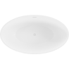 Mexen Nike freestanding bathtub 175 x 100 cm, white/black, white overflow - 54071751075-20
