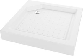 Mexen Rio square shower tray 90 x 90 cm, White - 45109090