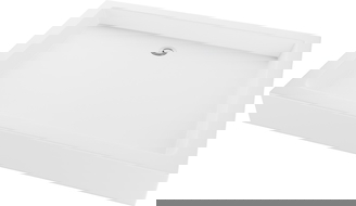 Mexen Rio rectangular shower tray 120 x 90 cm, White - 45109012