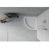 Mexen Rio semicircular shower tray 90 x 90 cm, white - 47109090