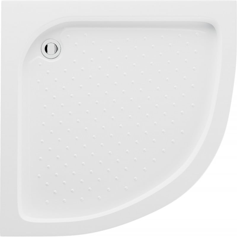 Mexen Rio semi-circular shower tray 80 x 80 cm, white - 47108080