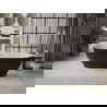 Mexen Roxy free-standing bathtub 180 x 85 cm, white/black, chrome overflow - 51201808575-01