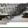 Mexen Roxy freestanding bathtub 180 x 85 cm, white/black, black overflow - 51201808575-70