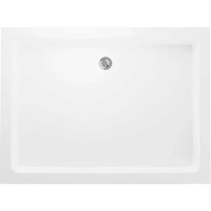 Mexen Rio rectangular shower tray 100 x 80 cm, white - 45108010