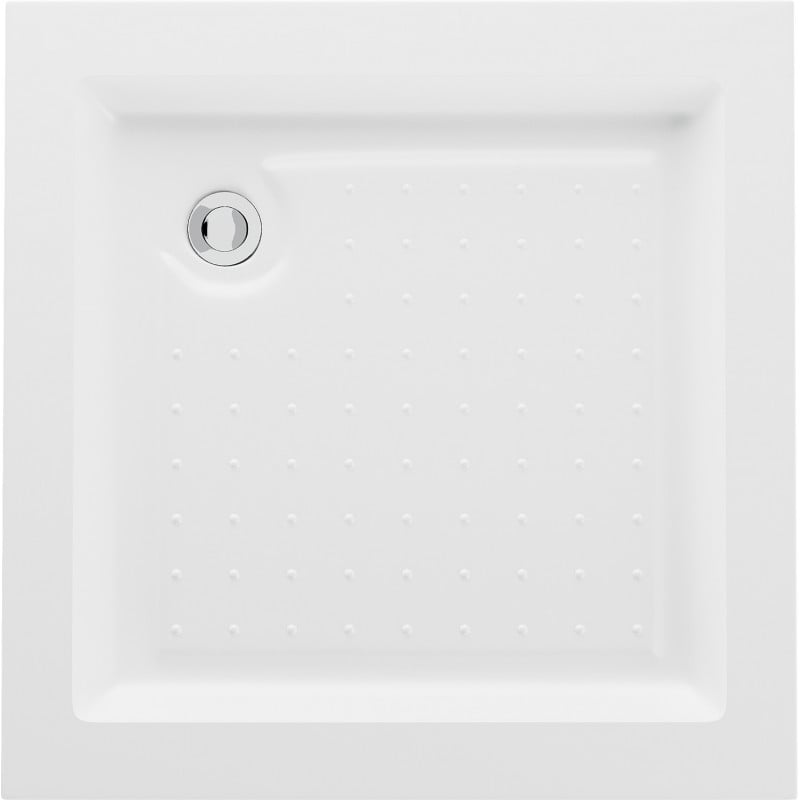 Mexen Rio square shower tray 80 x 80 cm, white - 45108080