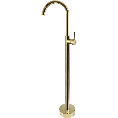 Mexen Alma freestanding washbasin faucet, gold - 75034-50