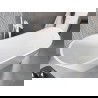 Mexen Alta freestanding bathtub 67 x 29.5 inches, white, white overflow - 52141707500-20