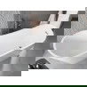 Mexen Alta freestanding bathtub 170 x 75 cm, white, rose gold overflow - 52141707500-60