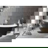 Mexen Alta freestanding bathtub 67 x 29.5 in, white/black, white overflow - 52141707575-20