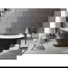 Mexen Alta freestanding bathtub 170 x 75 cm, white/black, brushed gun gray drain - 52141707575-66