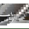 Mexen Alta freestanding bathtub 170 x 75 cm, white/black, gun metal overflow - 52141707575-95