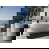 Mexen Torino free-standing bathtub made of conglomerate 155 x 78 cm, white matte - 57271557800