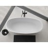 Mexen Torino freestanding bath made of conglomerate 155 x 78 cm, white gloss - 57271557810