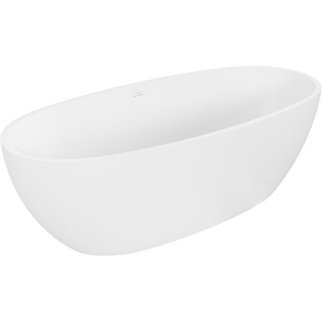 Mexen Torino freestanding bathtub made of conglomerate 155 x 78 cm, white matt - 57271557800
