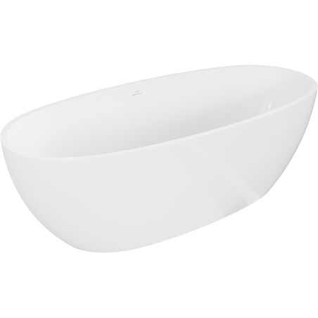 Mexen Torino freestanding bathtub made of conglomerate 175 x 78 cm, white gloss - 57271757810