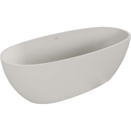 Mexen Torino freestanding bath made of conglomerate 175 x 78 cm, matte concrete - 57271757861