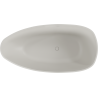 Mexen Imola free-standing bathtub made of conglomerate 150 x 77 cm, matte concrete - 57281507661