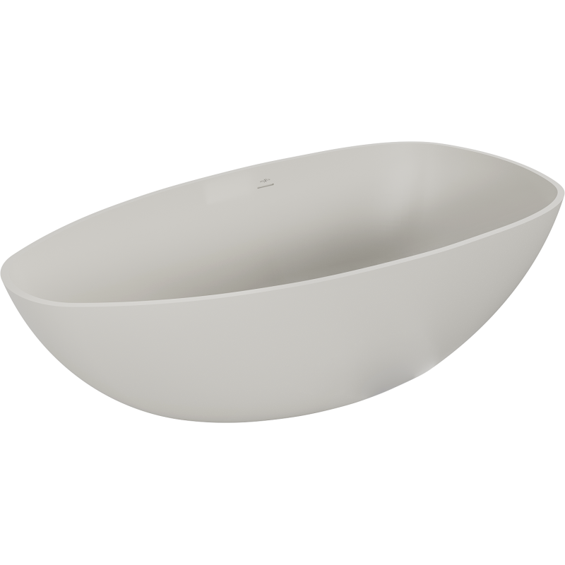 Mexen Imola free-standing bathtub made of conglomerate 150 x 77 cm, matte concrete - 57281507661