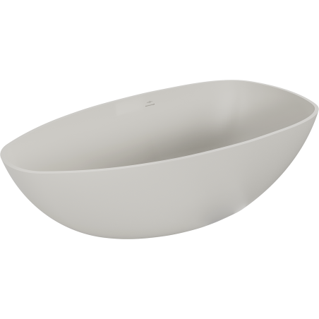 Mexen Imola free-standing bathtub made of conglomerate 150 x 77 cm, matte concrete - 57281507661