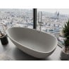 Mexen Imola freestanding bathtub made of conglomerate 170 x 88 cm, matte concrete - 57281708561