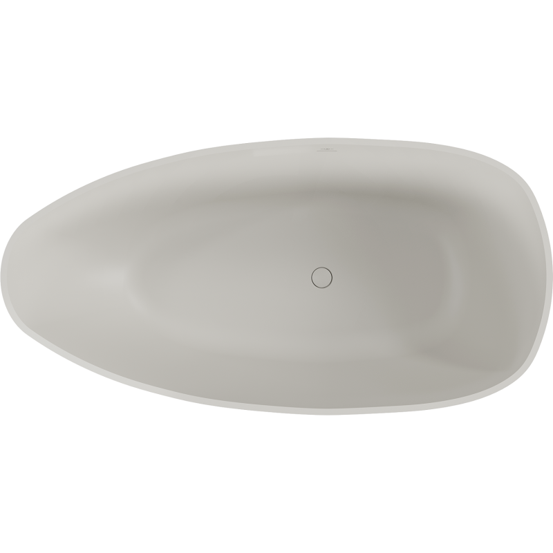 Mexen Imola freestanding bathtub made of conglomerate 170 x 88 cm, concrete matte - 57281708561