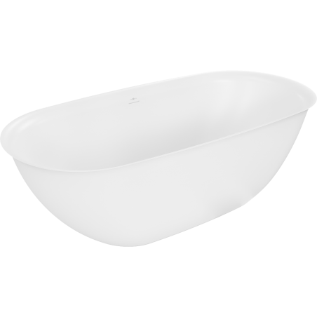 Mexen Siena freestanding bathtub made of conglomerate 170 x 80 cm, white matte - 57291708000