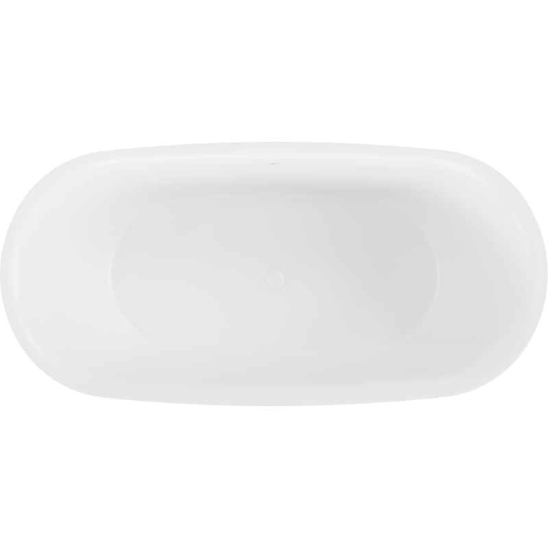 Mexen Siena freestanding bath made of conglomerate 170 x 80 cm, white matt - 57291708000