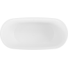 Mexen Siena freestanding bathtub made of conglomerate 170 x 80 cm, white matte - 57291708000