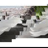Mexen Siena freestanding bathtub made of conglomerate 170 x 80 cm, white matte - 57291708000