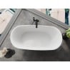 Mexen Siena freestanding bath made of conglomerate 170 x 80 cm, white matt - 57291708000