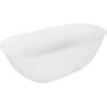 Mexen Siena freestanding bathtub made of conglomerate 170 x 80 cm, white gloss - 57291708010