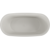 Mexen Siena freestanding bathtub made of conglomerate 170 x 80 cm, matte concrete - 57291708061