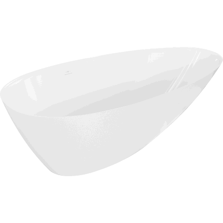 Mexen Milano freestanding bathtub made of conglomerate 150 x 82 cm, white gloss - 57301508510