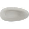 Mexen Milano freestanding bath made of conglomerate 150 x 82 cm, matte concrete - 57301508561