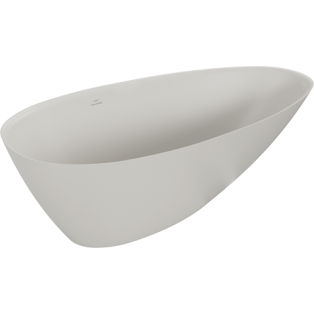 Mexen Milano free-standing bathtub made of conglomerate 150 x 82 cm, matte concrete - 57301508561