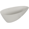 Mexen Milano free-standing bathtub made of conglomerate 150 x 82 cm, matte concrete - 57301508561