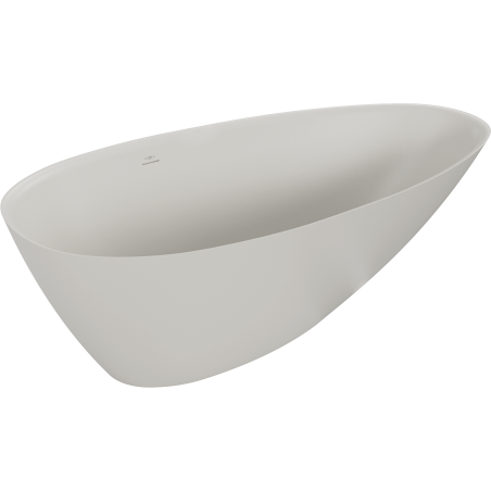 Mexen Milano freestanding bathtub made of conglomerate 170 x 86 cm, matte concrete - 57301708561