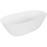 Mexen Como freestanding bathtub made of conglomerate 150 x 82 cm, white matte - 57311508200