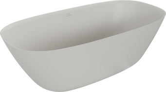 Mexen Como free-standing bathtub made of conglomerate 150 x 82 cm, matt concrete - 57311508261