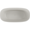 Mexen Como free-standing bathtub made of conglomerate 150 x 82 cm, matt concrete - 57311508261