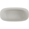 Mexen Como free-standing bathtub made of conglomerate 150 x 82 cm, matte concrete - 57311508261