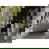 Mexen Como free-standing bathtub made of conglomerate 150 x 82 cm, matt concrete - 57311508261