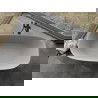 Mexen Como free-standing bathtub made of conglomerate 150 x 82 cm, matt concrete - 57311508261