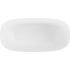 Mexen Como free-standing bathtub made of conglomerate 170 x 82 cm, white matte - 57311708200