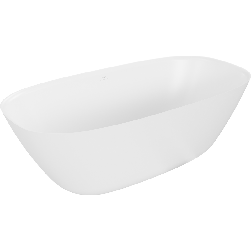 Mexen Como freestanding bathtub made from conglomerate 170 x 82 cm, white matt - 57311708200
