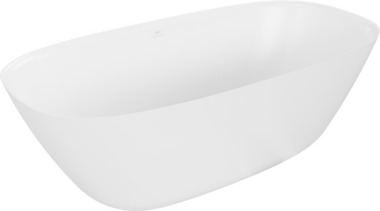 Mexen Como free-standing bathtub made of conglomerate 170 x 82 cm, white matte - 57311708200