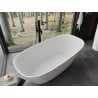 Mexen Como freestanding bathtub made from conglomerate 170 x 82 cm, white matt - 57311708200