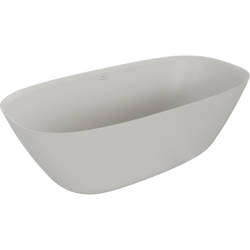 Mexen Como freestanding bath made of conglomerate 170 x 82 cm, matte concrete - 57311708261