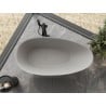 Mexen Milano free-standing bathtub made of conglomerate 150 x 82 cm, matte concrete - 57301508561